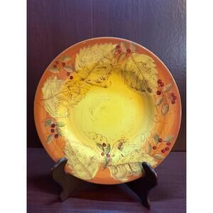 Laurie‎ Gates Fall Leaves 9" Plate